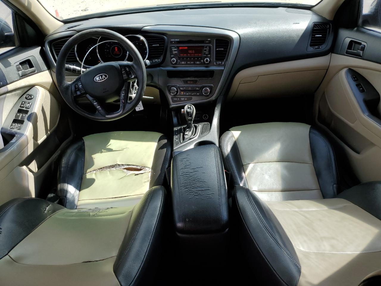 2012 KIA Optima VIN 5XXGM4A74CG027615 Copart auction photo, front end damage thumbnail 8