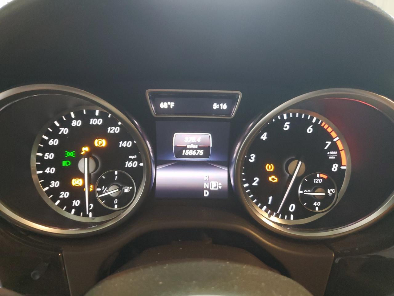 2015 Mercedes-Benz M-klasse VIN 4JGDA5JB0FA456879 Copart auction photo, front end damage thumbnail 9