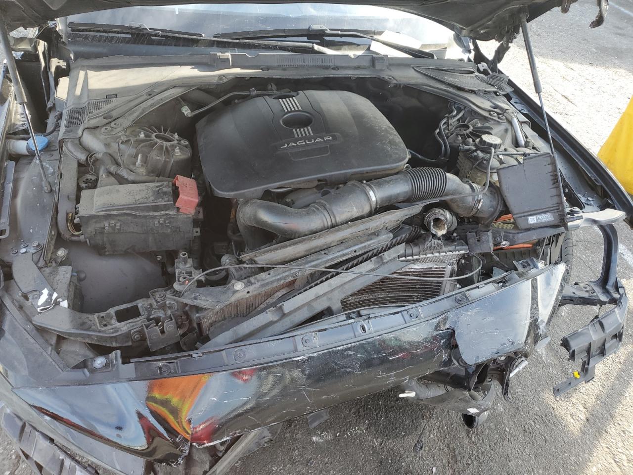 2017 Jaguar XE VIN SAJAR4BG6HA973242 Copart auction photo, side / front end damage thumbnail 12