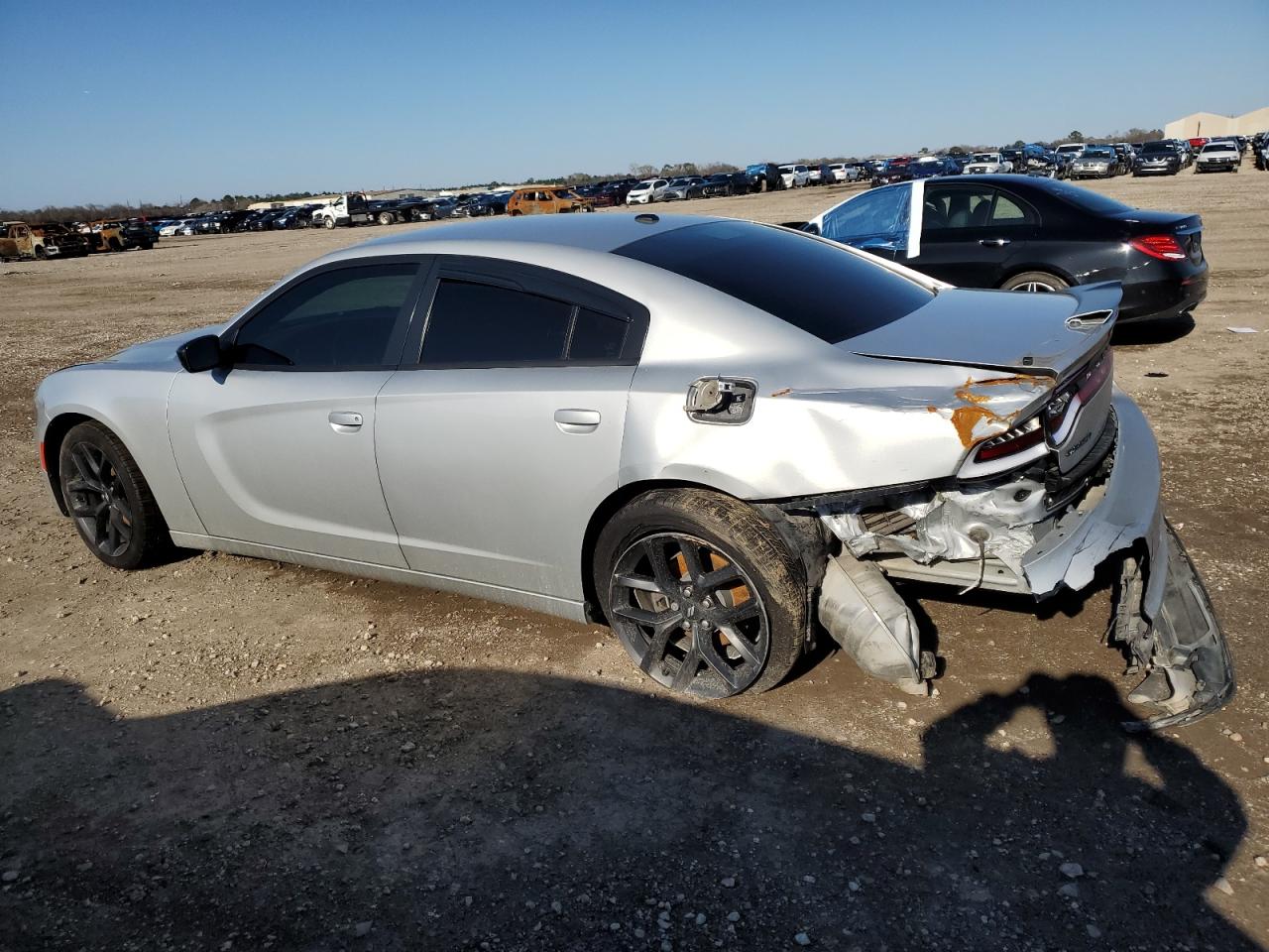 2019 Dodge Charger VIN 2C3CDXBG9KH633510 Copart auction photo, rear end / undercarriage damage thumbnail 2