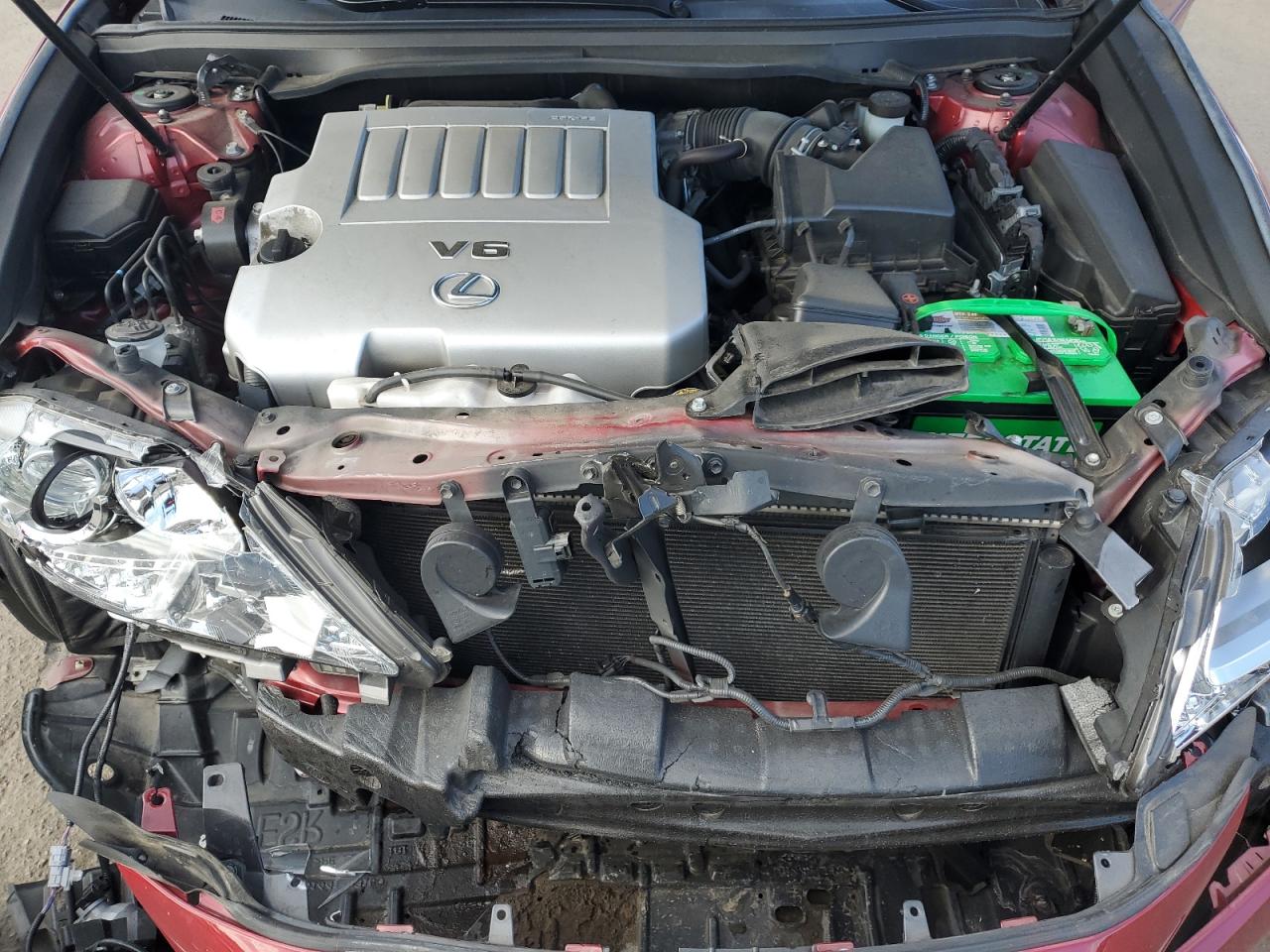 2013 Lexus ES VIN JTHBK1GG5D2069142 Copart auction photo, front end damage thumbnail 11