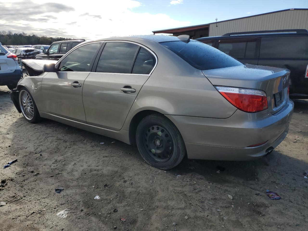 2008 BMW 5er VIN WBANU53558CT15978 Copart auction photo, front end damage thumbnail 2
