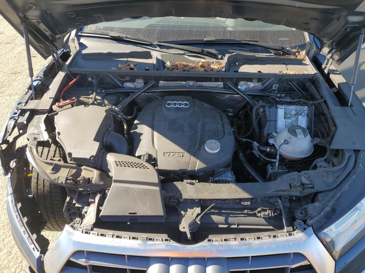 2018 Audi Q5 VIN WA1BNAFY6J2062080 Copart auction photo, front end / side damage thumbnail 11