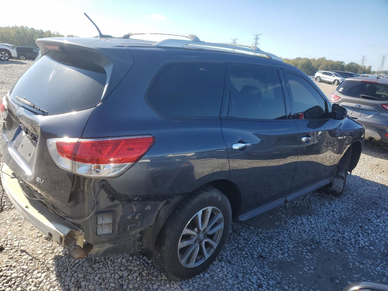 2013 Nissan Pathfinder VIN 5N1AR2MN3DC652042 Copart auction photo, rear end damage thumbnail 3
