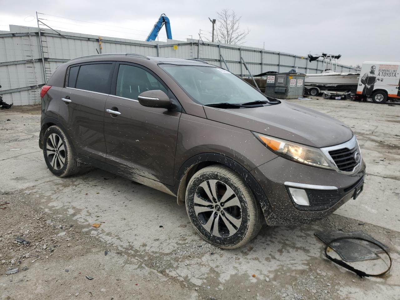 2012 KIA Sportage VIN KNDPC3A26C7202344 Copart auction photo, front end / side damage thumbnail 4