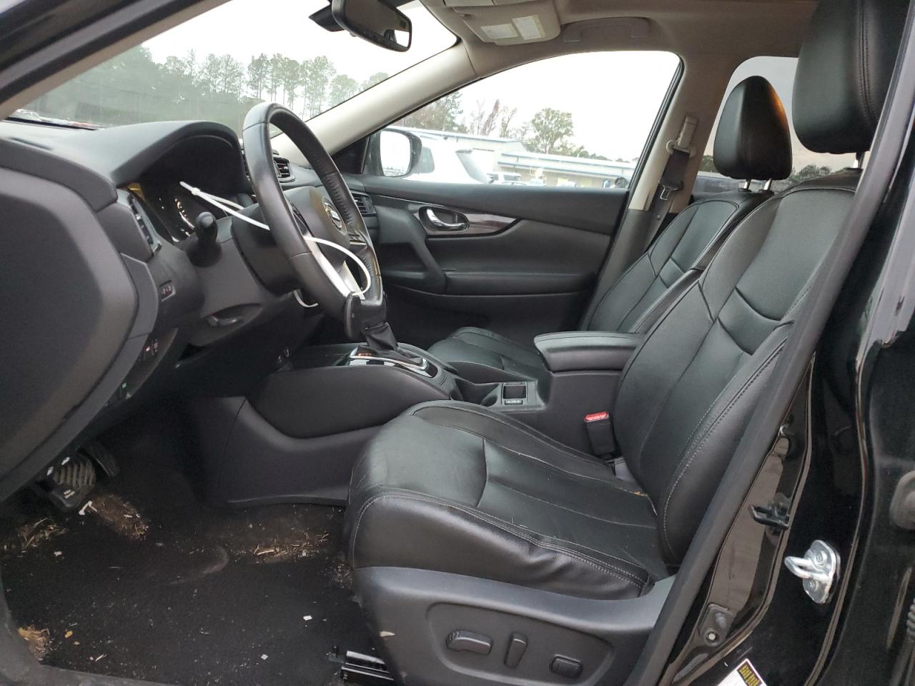 2017 Nissan Rogue VIN 5N1AT2MV4HC814994 Copart auction photo, side / front end damage thumbnail 7