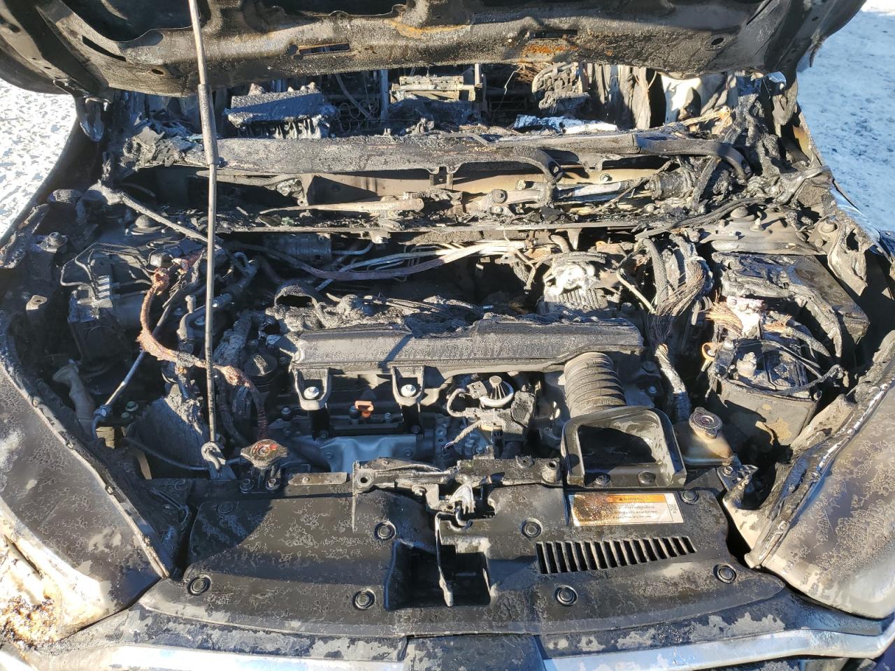 2020 Honda CR-V VIN 7FART6H89LE005381 Copart auction photo, burn damage thumbnail 11