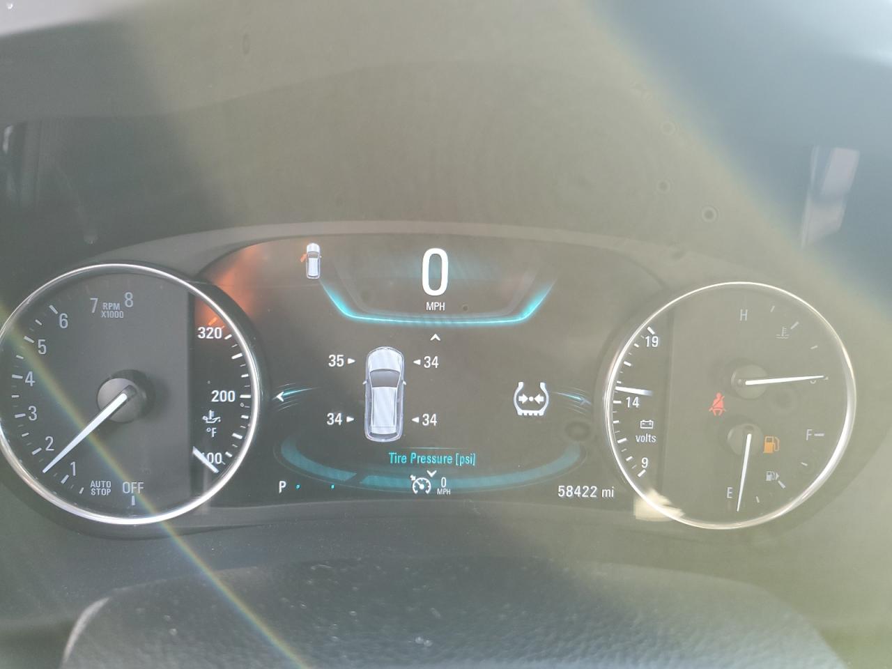 2017 Buick Envision VIN LRBFXESX5HD166210 Copart auction photo, side damage thumbnail 9