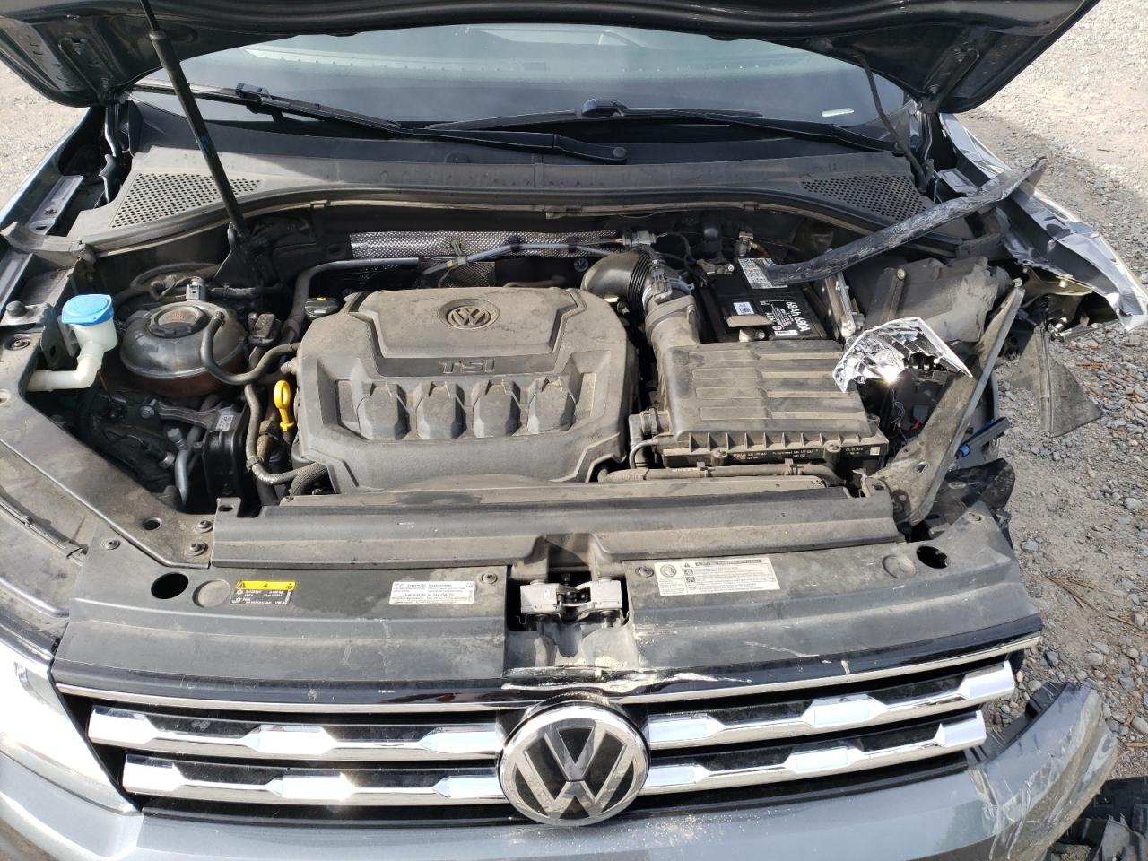 2019 Volkswagen Tiguan VIN 3VV1B7AX7KM023411 Copart auction photo, front end damage thumbnail 14