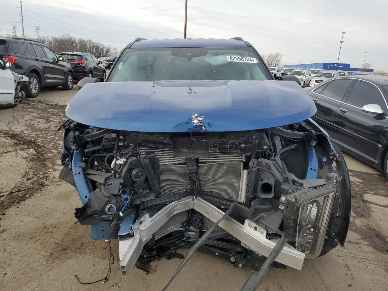 2022 Ford Explorer VIN 1FMSK8DH7NGB10247 Copart auction photo, all over / front end damage thumbnail 5