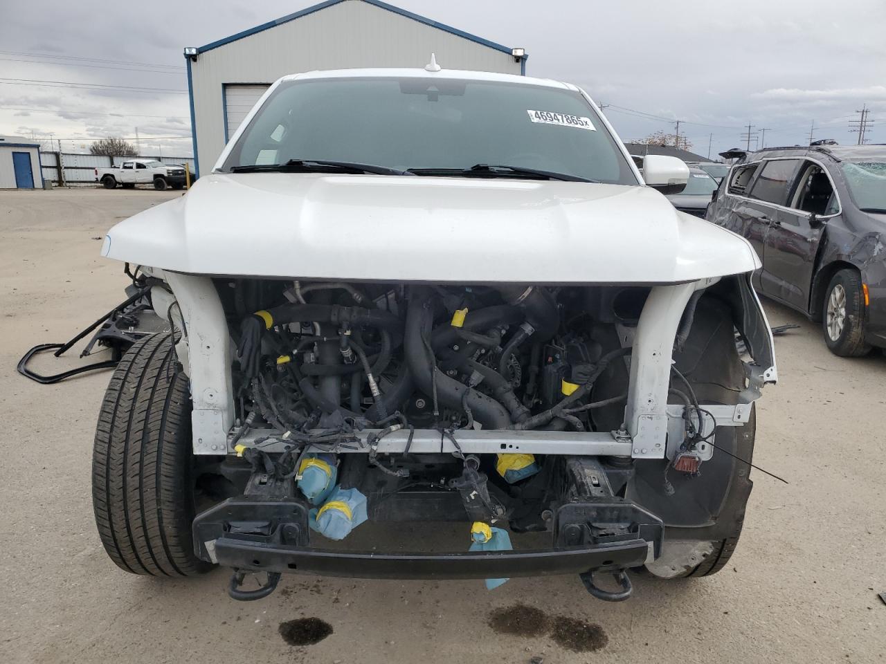 2020 Ford Expedition VIN 1FMJK1JT4LEA46446 Copart auction photo, front end / side damage thumbnail 5