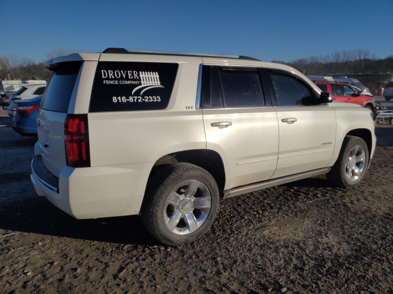 2015 Chevrolet Tahoe VIN 1GNSKCKC6FR142201 Copart auction photo, front end damage thumbnail 3