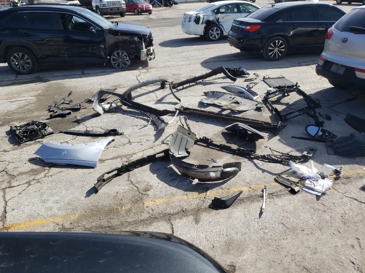 2015 KIA Sportage VIN KNDPB3AC4F7684215 Copart auction photo, front end / hail damage thumbnail 13