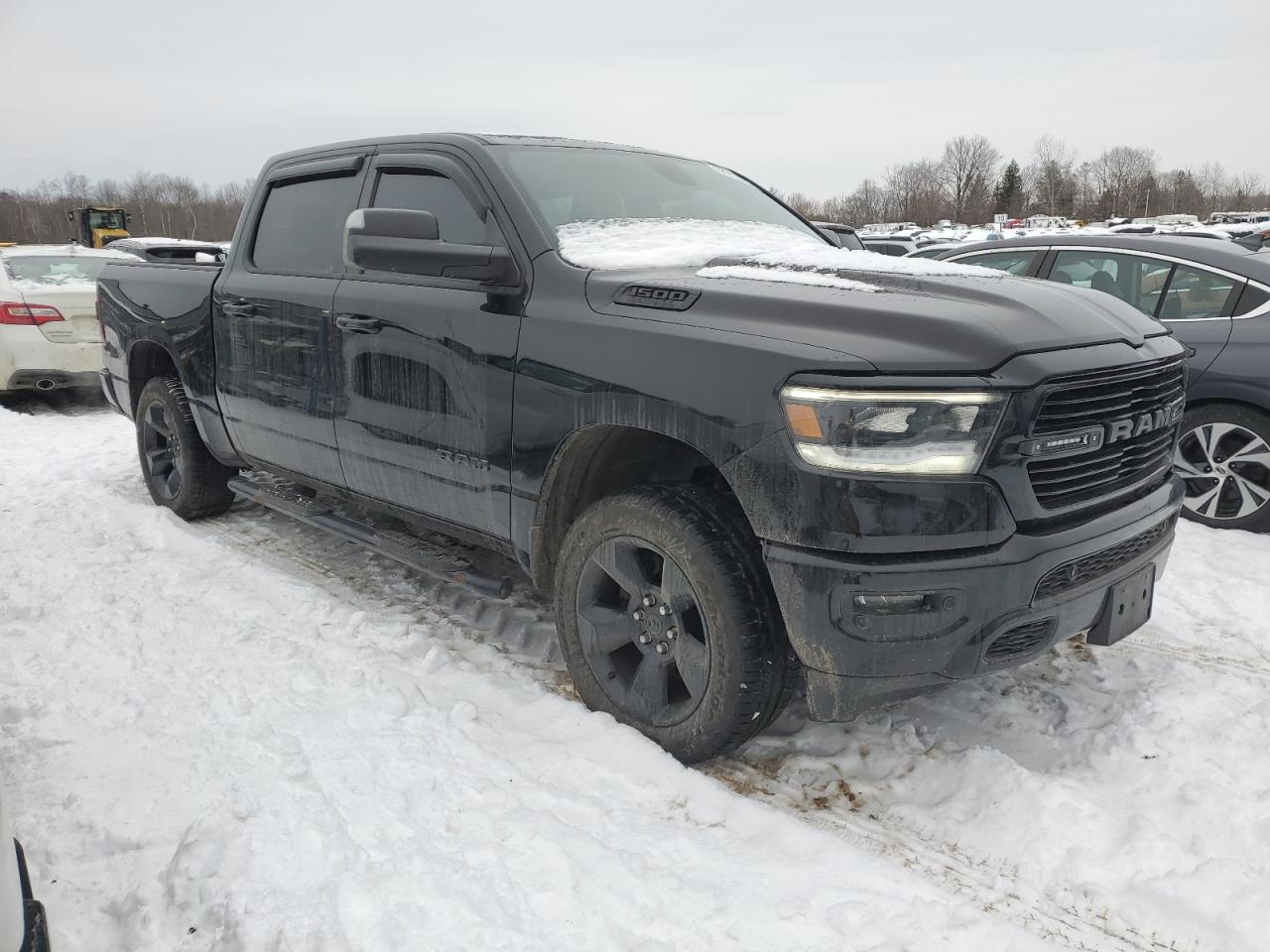 2019 RAM 1500 VIN 1C6SRFFT6KN692944 Copart auction photo, rear end / side damage thumbnail 4