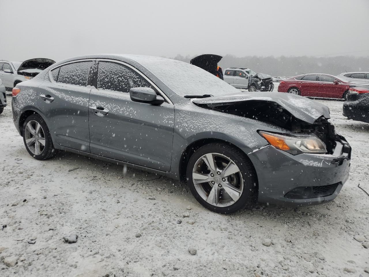 2013 Acura ILX VIN 19VDE1F51DE002275 Copart auction photo, front end damage thumbnail 4