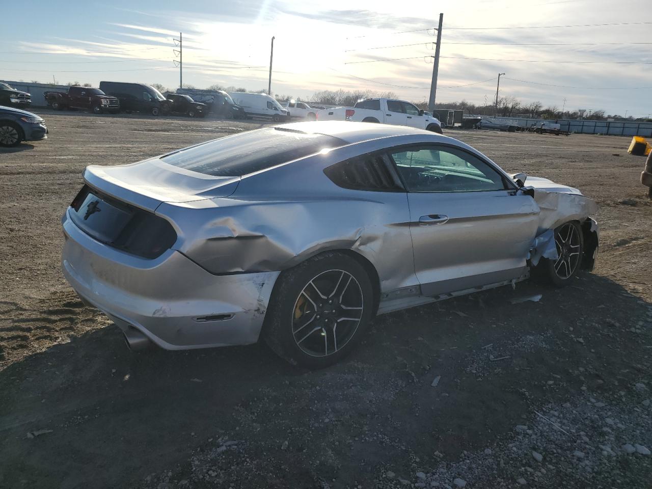 2015 Ford Mustang VIN 1FA6P8AM3F5399719 Copart auction photo, all over damage thumbnail 3
