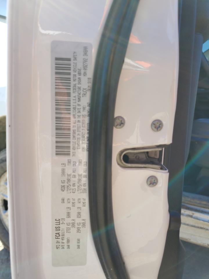 2018 RAM 2500 VIN 3C6UR5CL2JG359185 Copart auction photo, rear end / side damage thumbnail 12