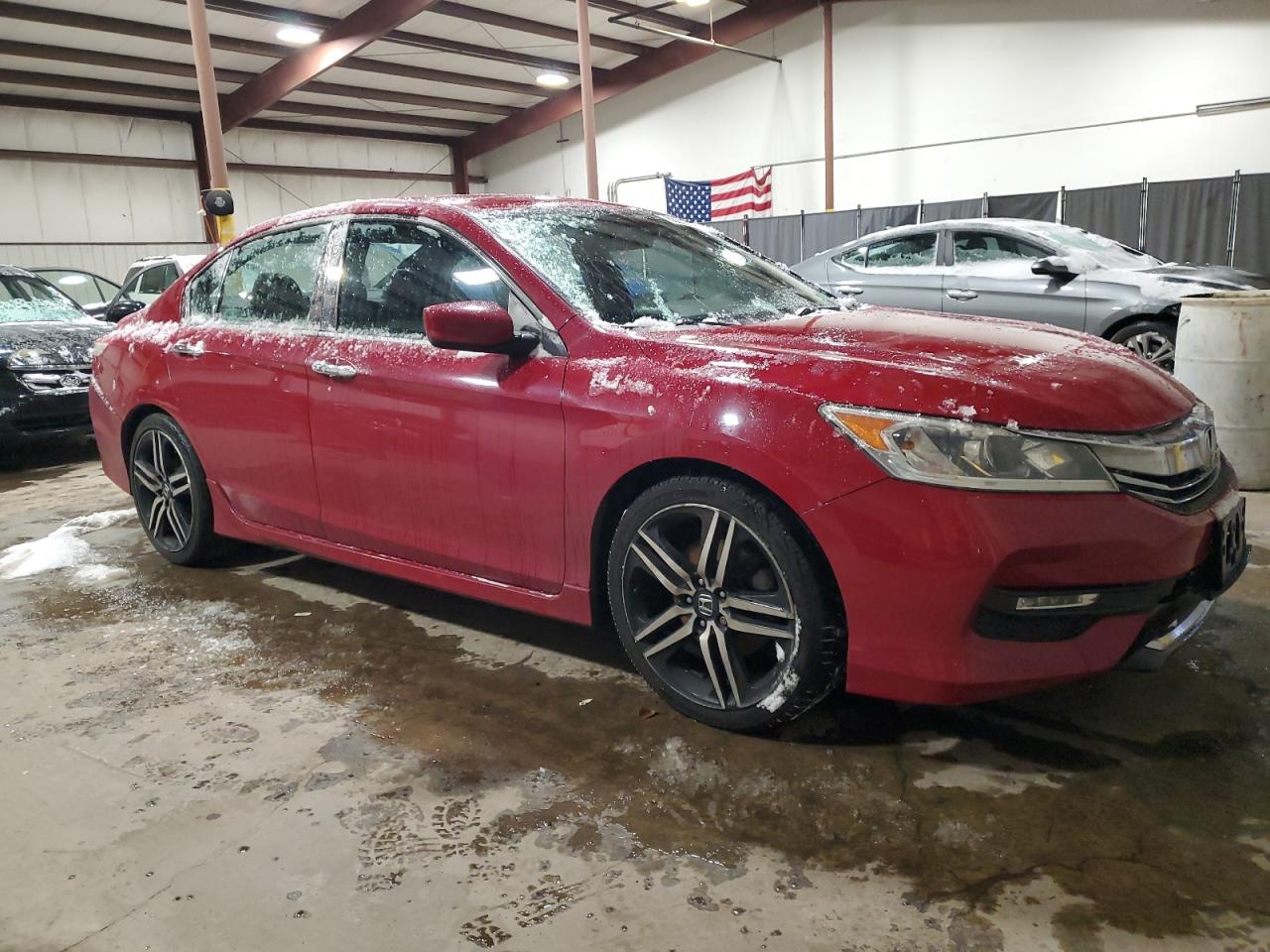 2017 Honda Accord VIN 1HGCR2F57HA255821 Copart auction photo, rear end / front end damage thumbnail 4