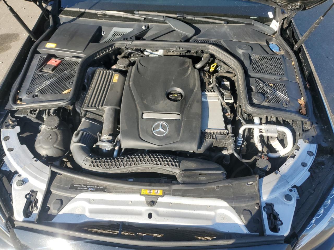 2015 Mercedes-Benz C-klasse VIN 55SWF4KB1FU064894 Copart auction photo, rear end damage thumbnail 11