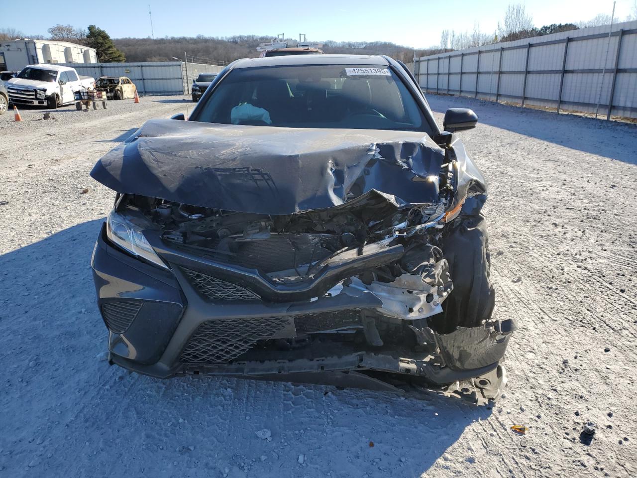 2020 Toyota Camry VIN 4T1G11AK9LU880660 Copart auction photo, front end damage thumbnail 5