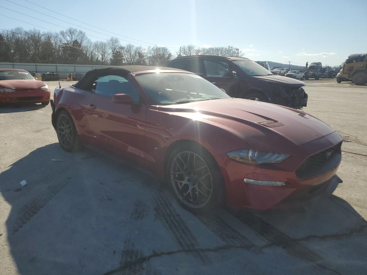 2020 Ford Mustang VIN 1FATP8UH9L5189817 Copart auction photo, rear end damage thumbnail 4