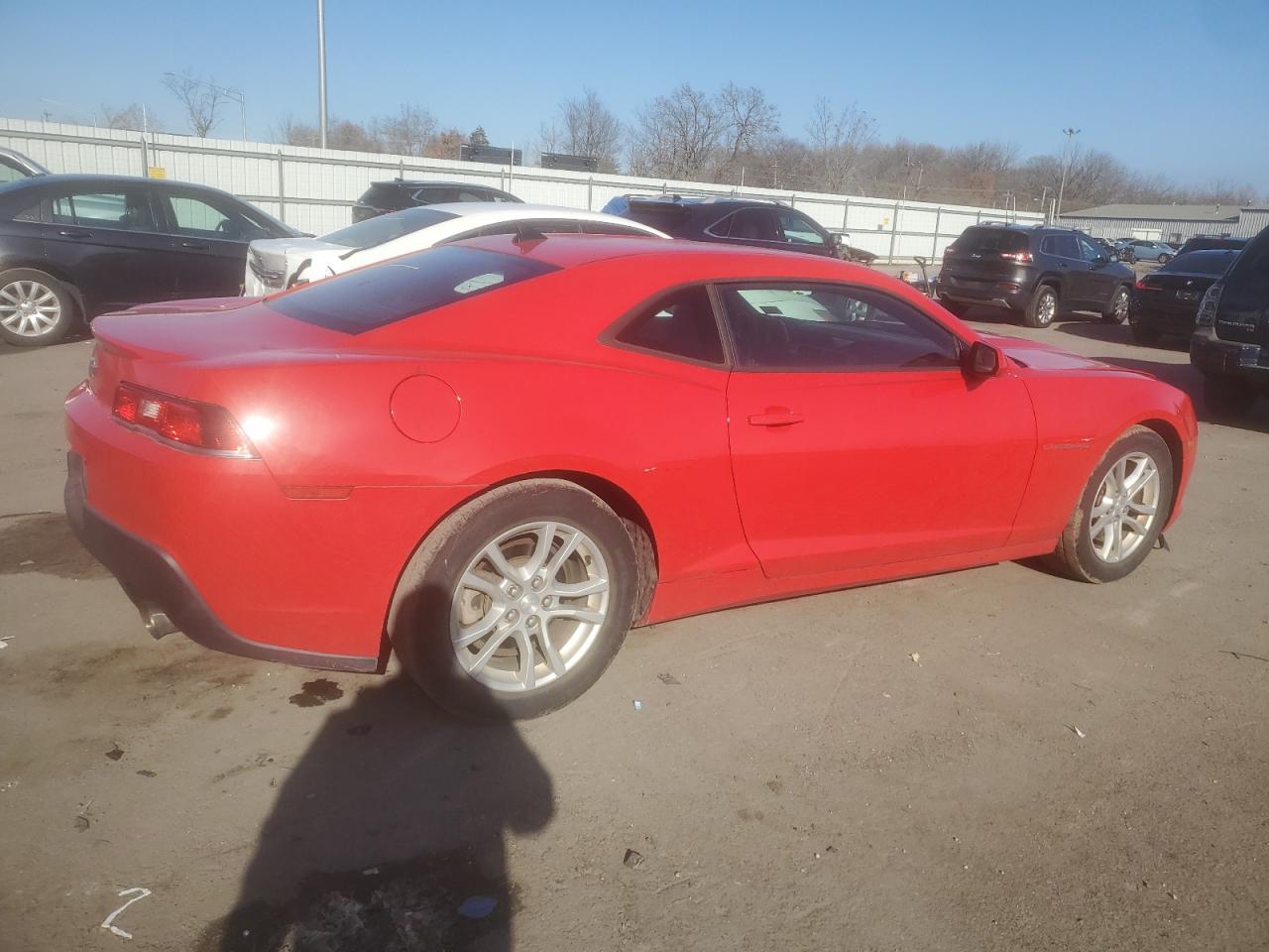 2015 Chevrolet Camaro VIN 2G1FB1E32F9155430 Copart auction photo, front end damage thumbnail 3