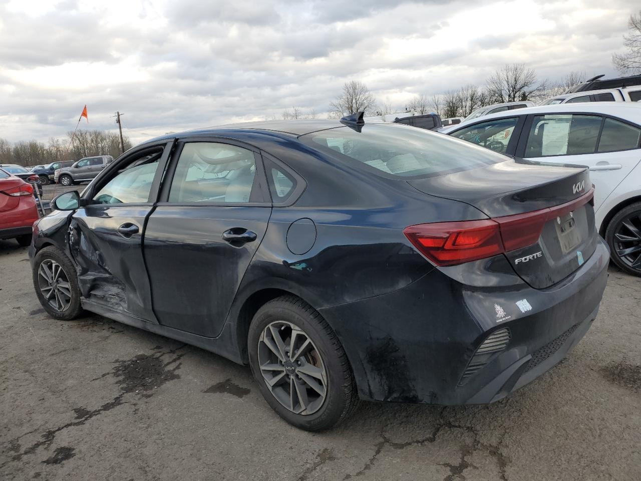 2022 KIA Forte VIN 3KPF24AD9NE416205 Copart auction photo, side / undercarriage damage thumbnail 2
