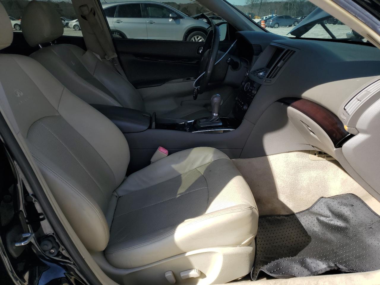2011 Infiniti G VIN JN1CV6AR9BM406260 Copart auction photo, side damage thumbnail 7