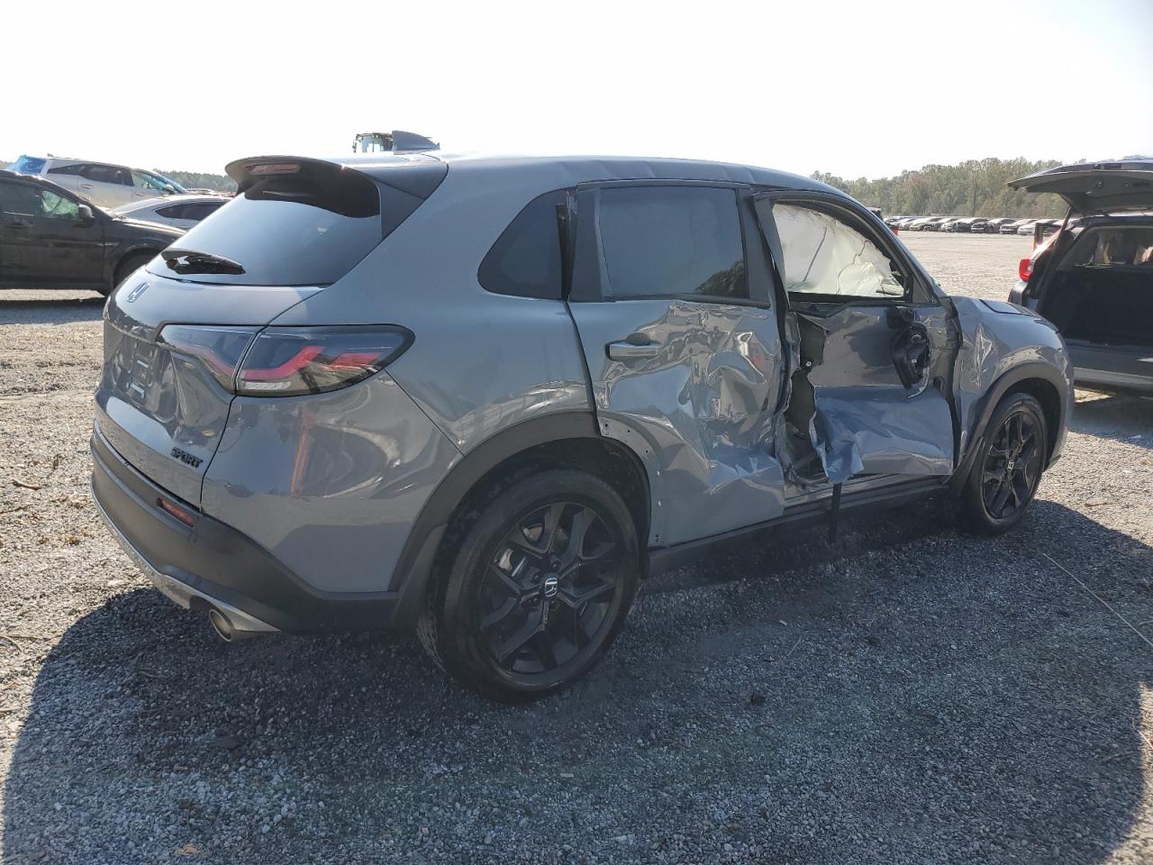 2024 Honda HR-V VIN 3CZRZ1H54RM748838 Copart auction photo, side damage thumbnail 3