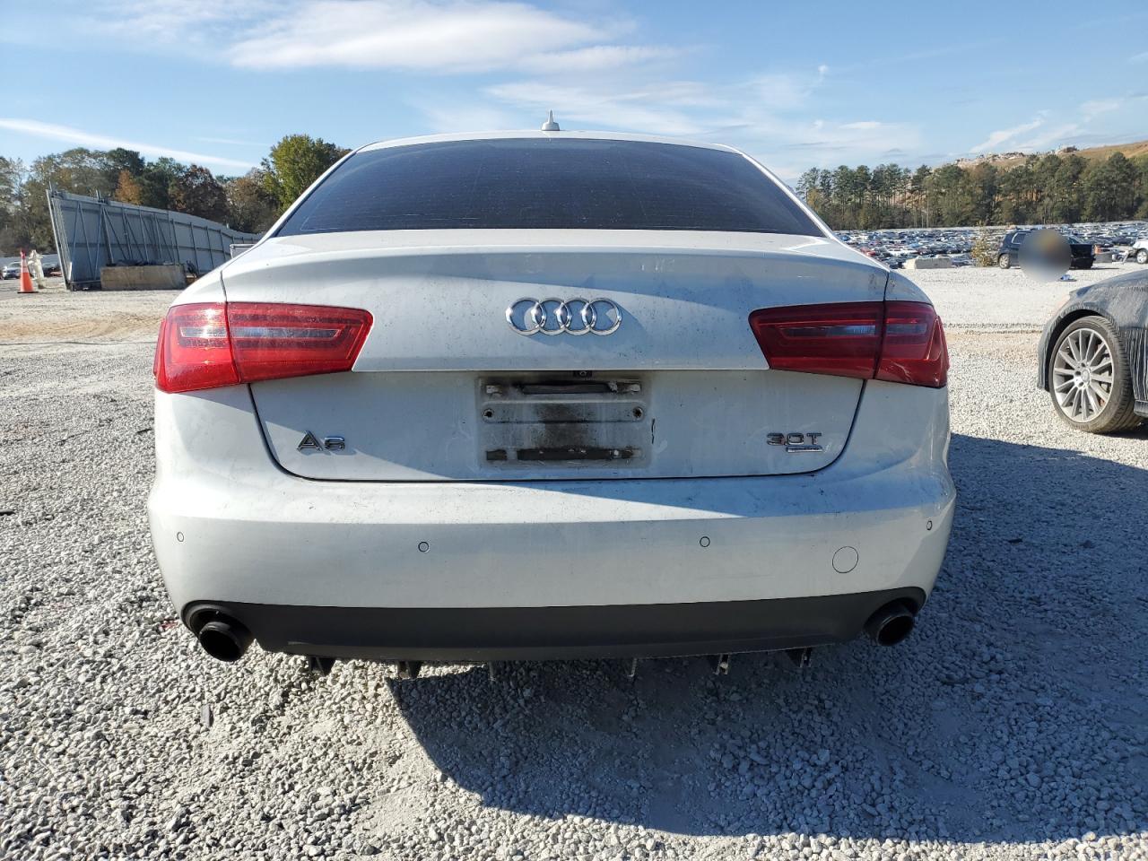 2014 Audi A6 VIN WAUFGAFCXEN078077 Copart auction photo, front end / mechanical damage thumbnail 6