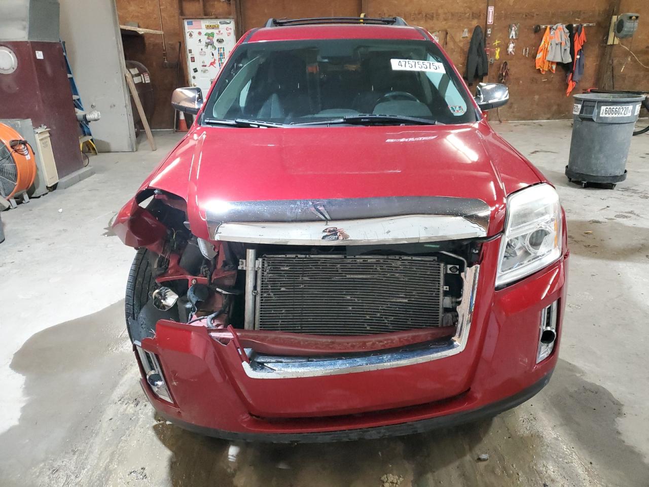 2013 GMC Terrain VIN 2GKFLTEK3D6345764 Copart auction photo, front end damage thumbnail 5