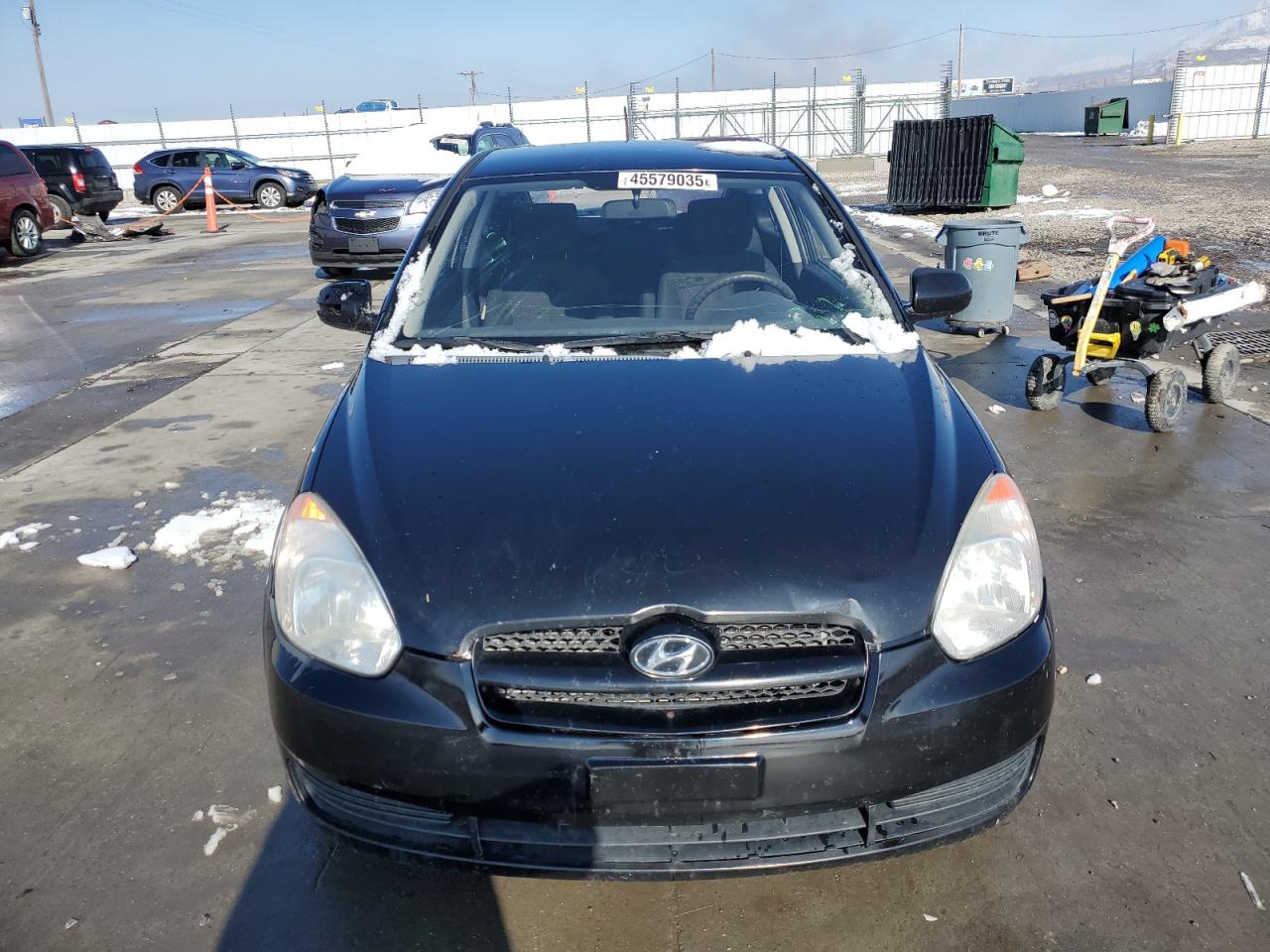 2011 Hyundai Accent VIN KMHCM3ACXBU191462 Copart auction photo, rear end damage thumbnail 5