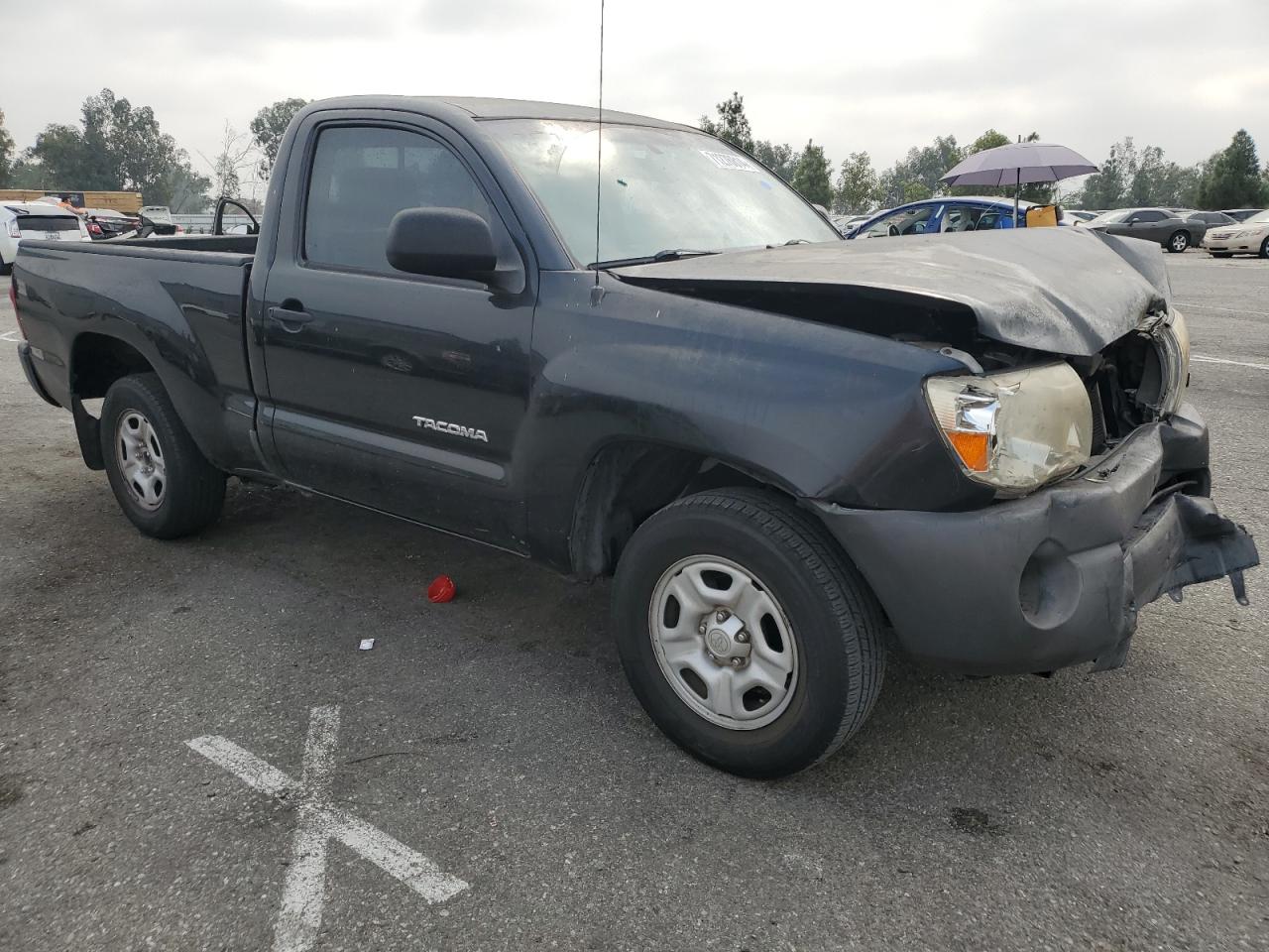 2006 Toyota Tacoma VIN 5TENX22N66Z189722 Copart auction photo, front end damage thumbnail 4