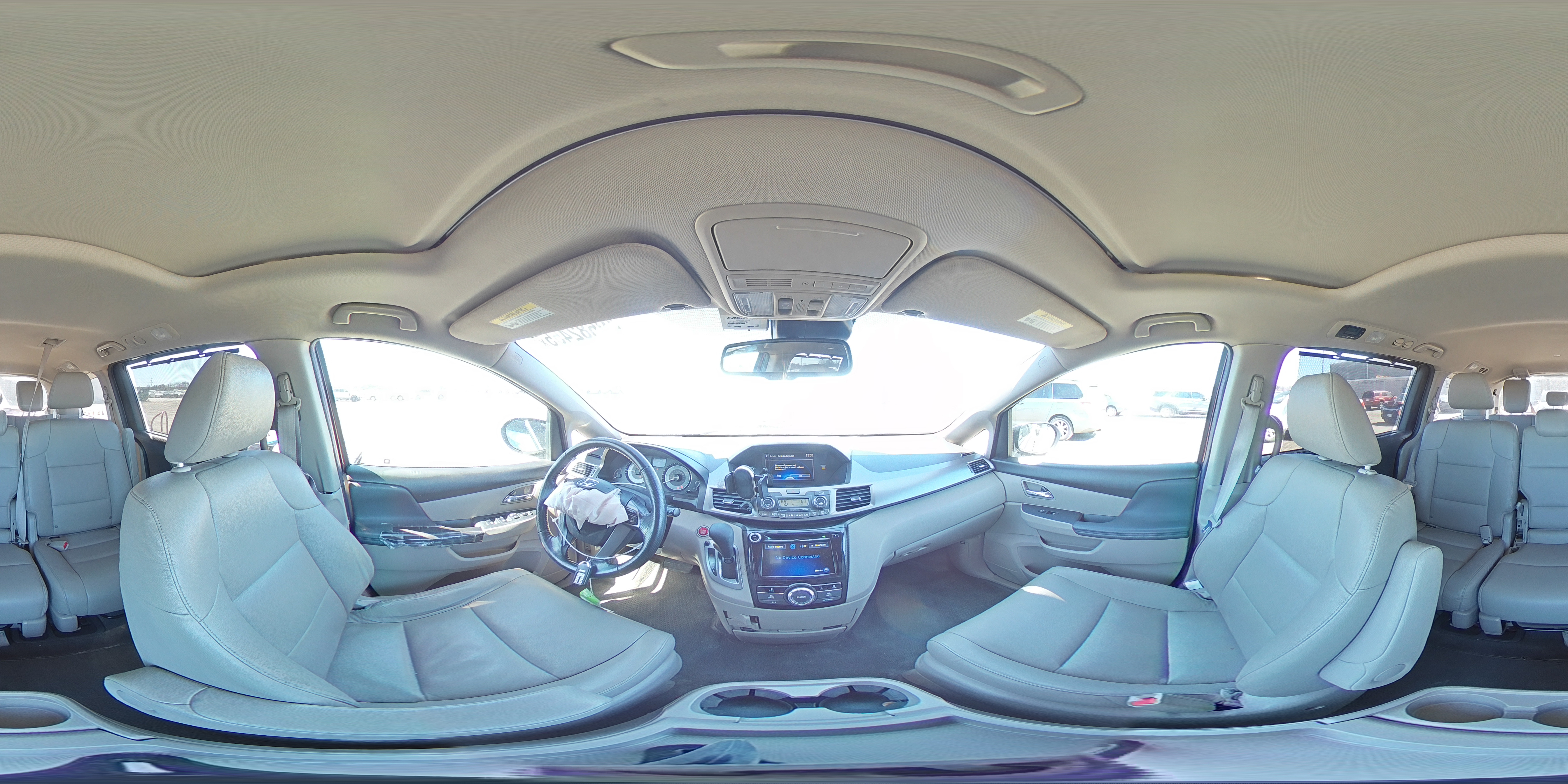2017 Honda Odyssey VIN 5FNRL5H66HB006354 Copart auction photo, front end damage thumbnail 14