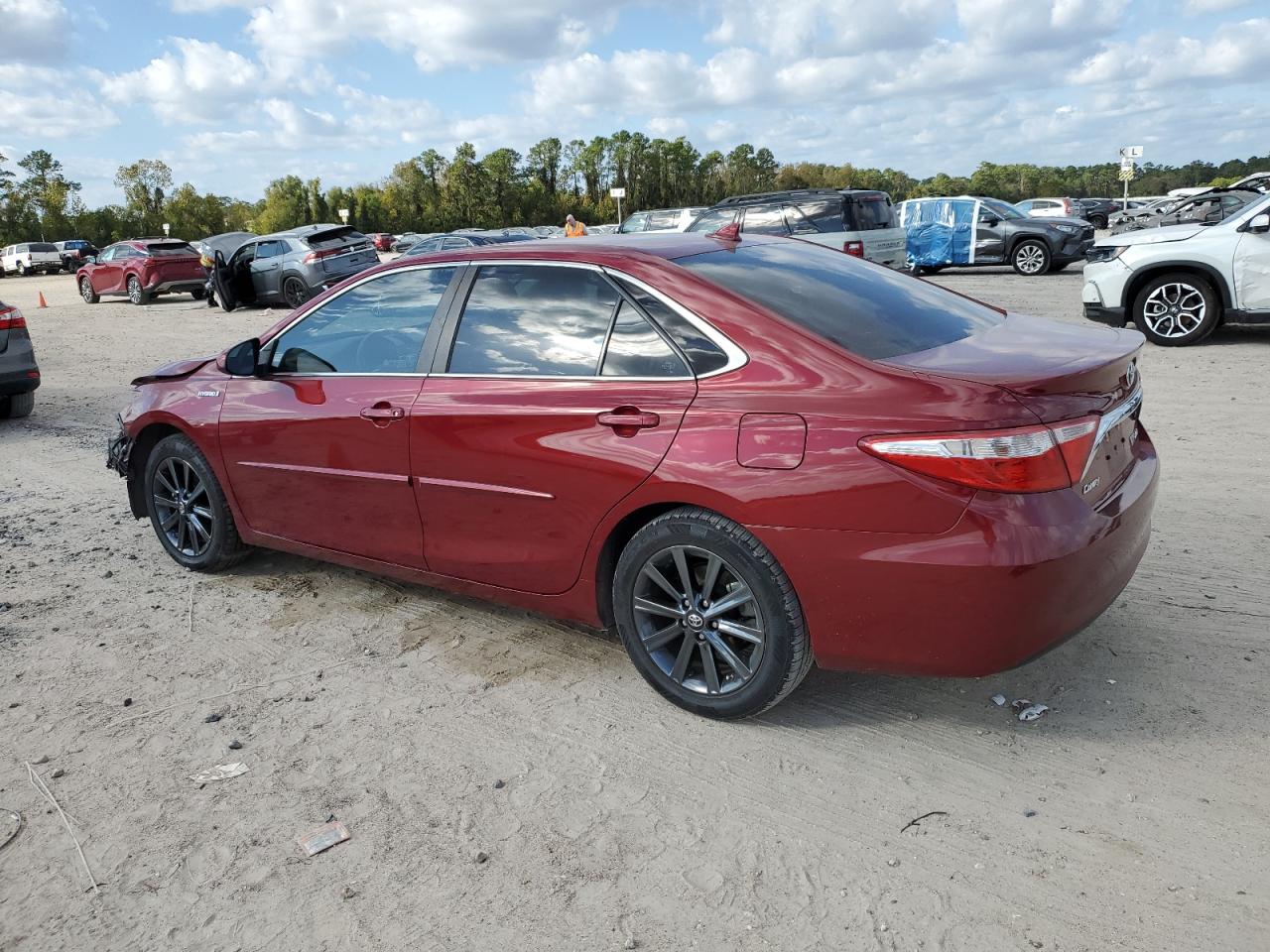 2017 Toyota Camry VIN 4T1BD1FK8HU207778 Copart auction photo, front end damage thumbnail 2