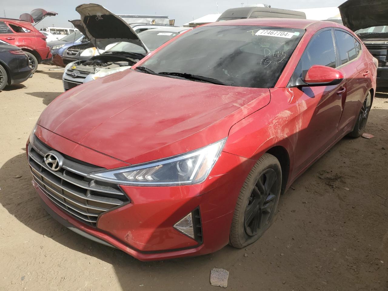 2020 Hyundai Elantra VIN KMHD84LF9LU953168