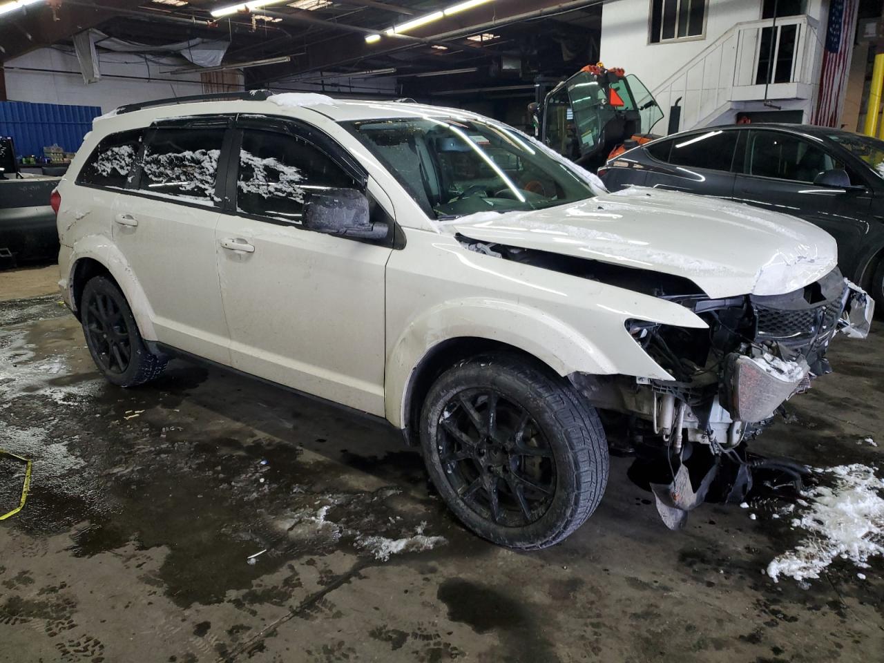 2015 Dodge Journey VIN 3C4PDCBGXFT543284 Copart auction photo, front end / hail damage thumbnail 4