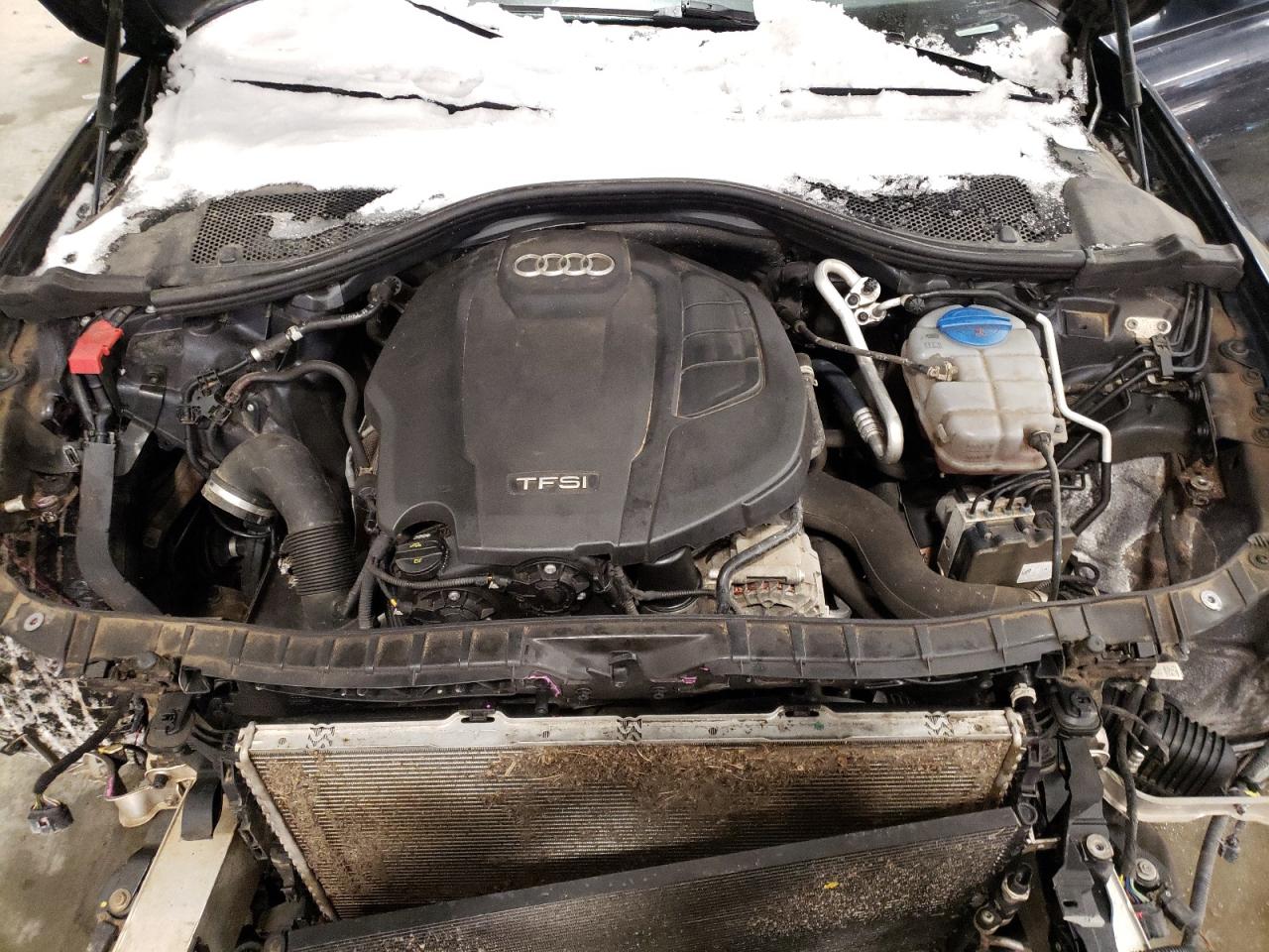 2017 Audi A6 VIN WAUG8AFC9HN132281 Copart auction photo, front end / side damage thumbnail 11