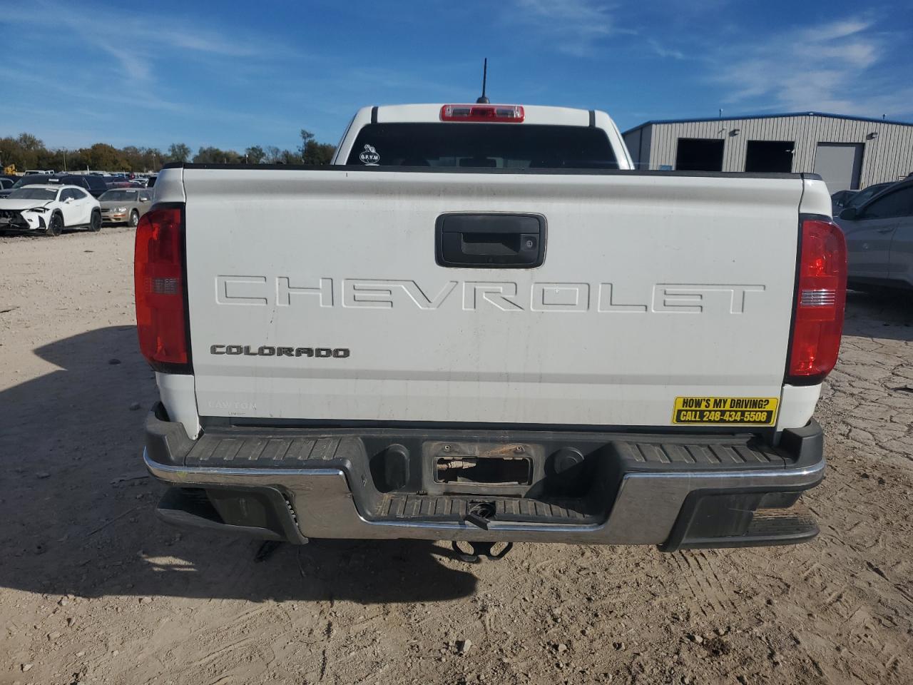 2021 Chevrolet Colorado VIN 1GCHSBEA3M1128095 Copart auction photo, all over damage thumbnail 6