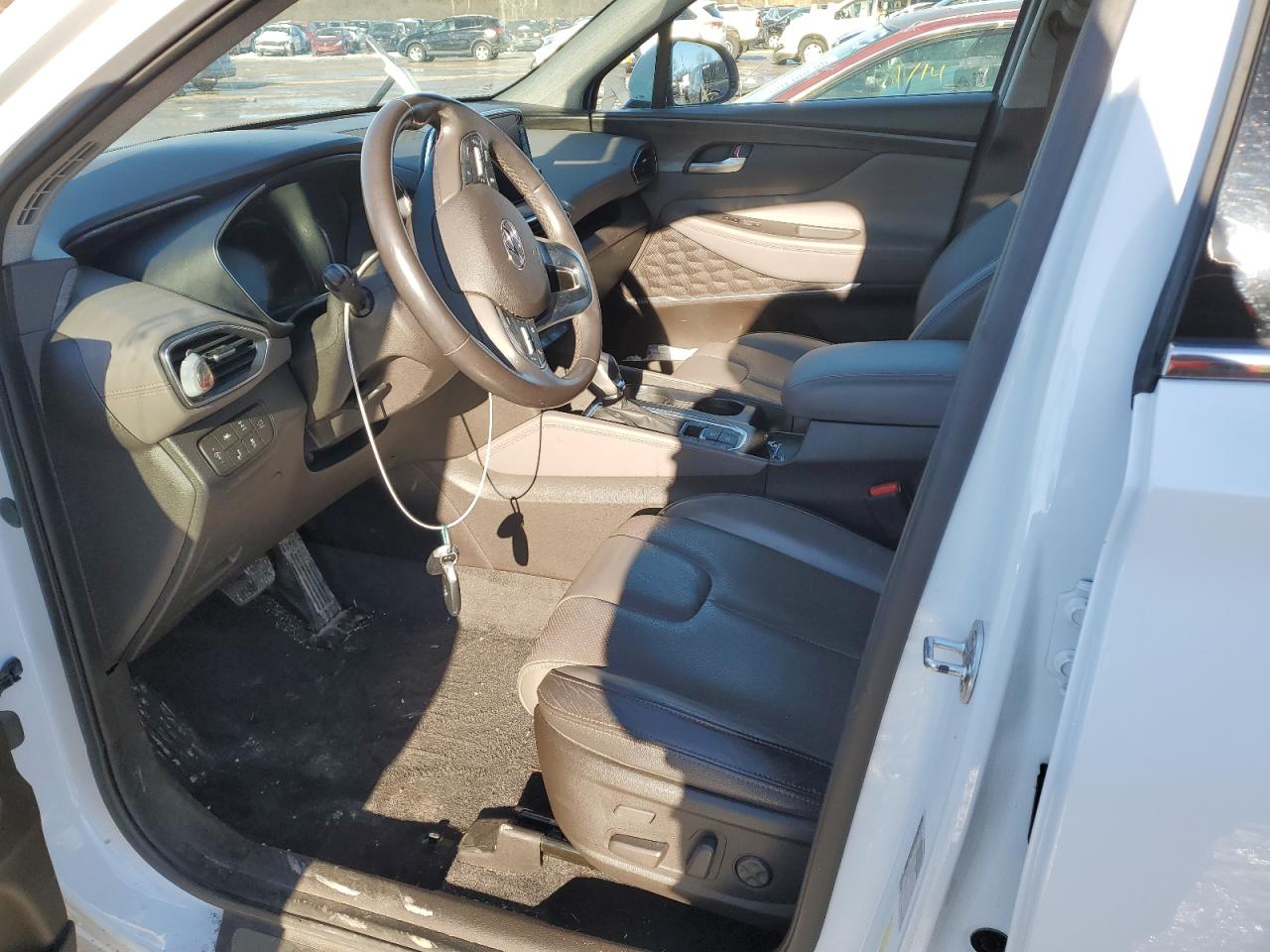 2020 Hyundai Santa Fe VIN 5NMS5CAA6LH273208 Copart auction photo, front end damage thumbnail 7