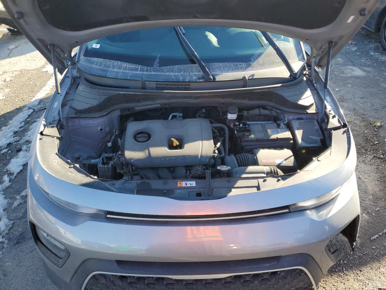 2022 KIA Soul VIN KNDJ23AU0N7809725 Copart auction photo, front end / mechanical damage thumbnail 12
