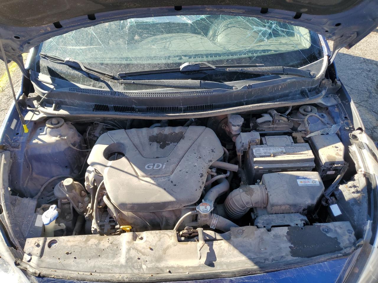 2015 Hyundai Accent VIN KMHCT4AEXFU883608 Copart auction photo, rollover damage thumbnail 11