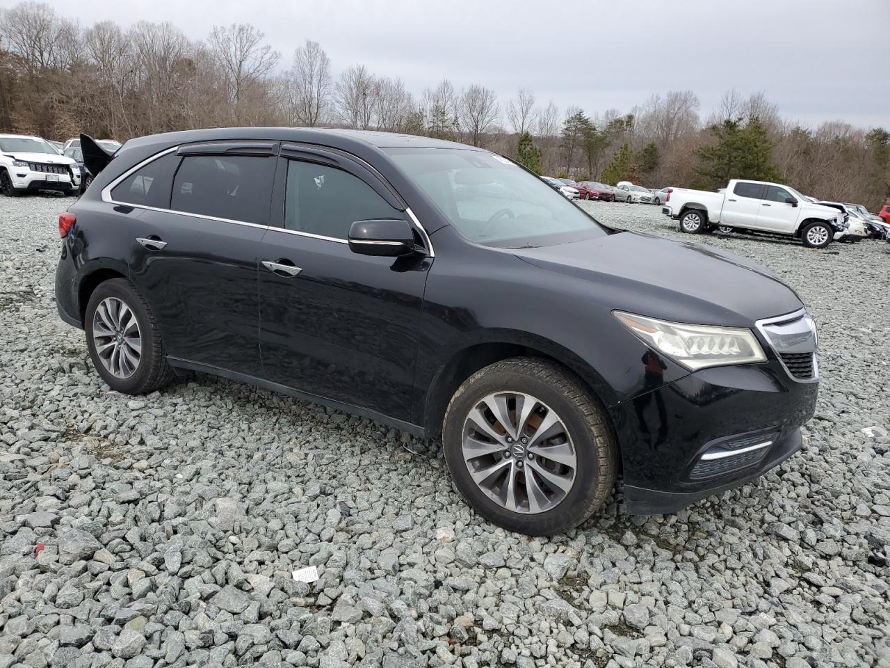 2015 Acura MDX VIN 5FRYD3H46FB002750 Copart auction photo, rear end damage thumbnail 4