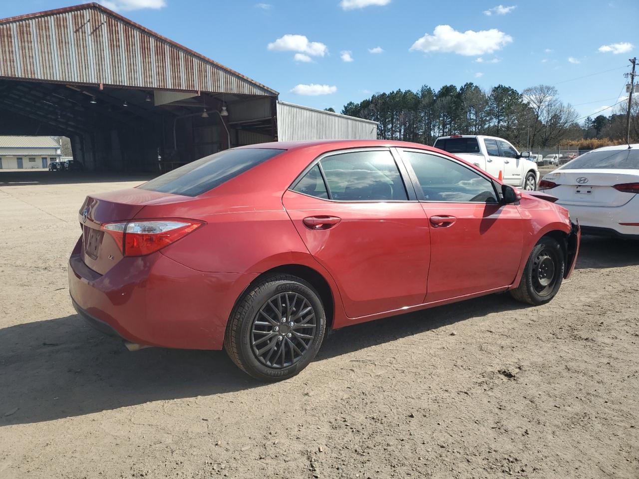 2016 Toyota Corolla VIN 2T1BURHE1GC695235 Copart auction photo, front end damage thumbnail 3