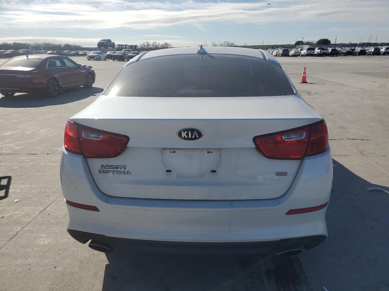 2015 KIA Optima VIN KNAGM4A72F5622470 Copart auction photo, front end damage thumbnail 6