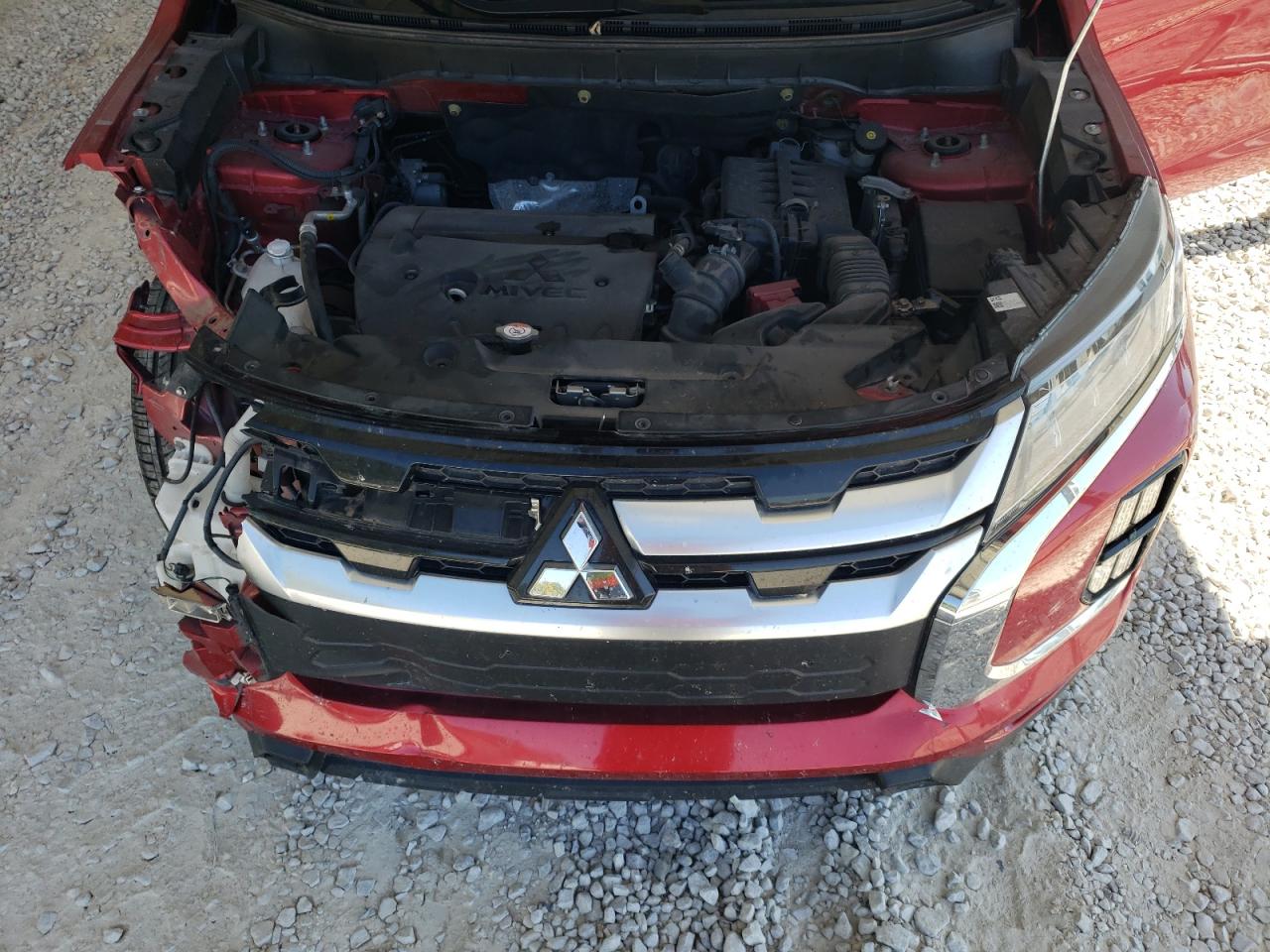 2021 Mitsubishi Outlander VIN JA4APVAU0MU018134 Copart auction photo, front end / side damage thumbnail 12