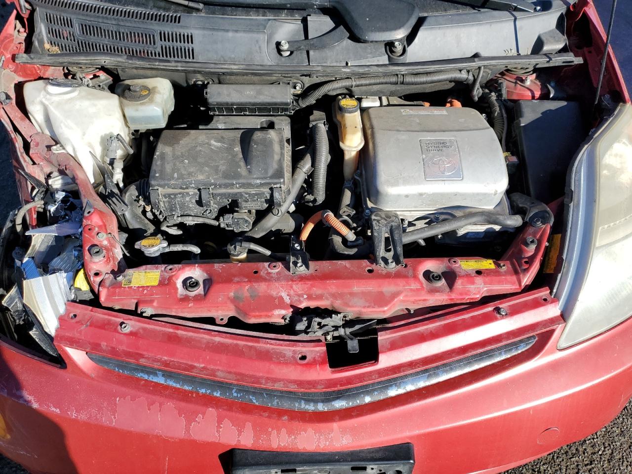2006 Toyota Prius VIN JTDKB20U367543585 Copart auction photo, all over damage thumbnail 11