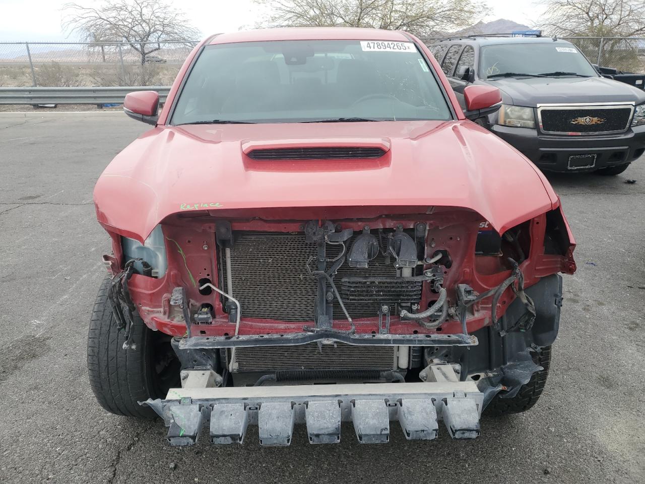 2019 Toyota Tacoma VIN 3TMAZ5CN9KM089646 Copart auction photo, front end damage thumbnail 5