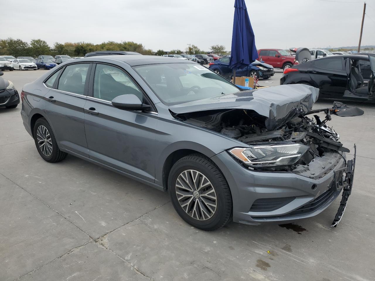 2020 Volkswagen Jetta VIN 3VWCB7BU0LM046569 Copart auction photo, front end damage thumbnail 4