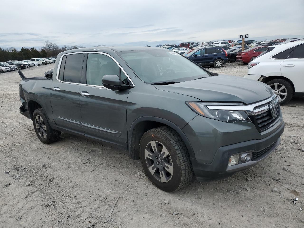 2019 Honda Ridgeline VIN 5FPYK3F70KB004631 Copart auction photo, rear end damage thumbnail 4